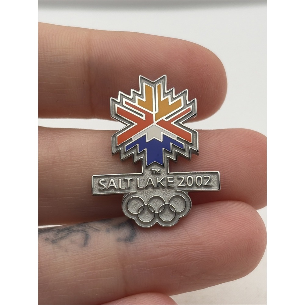 2002 Salt Lake City Winter Olympics Logo Lapel Hat Pin